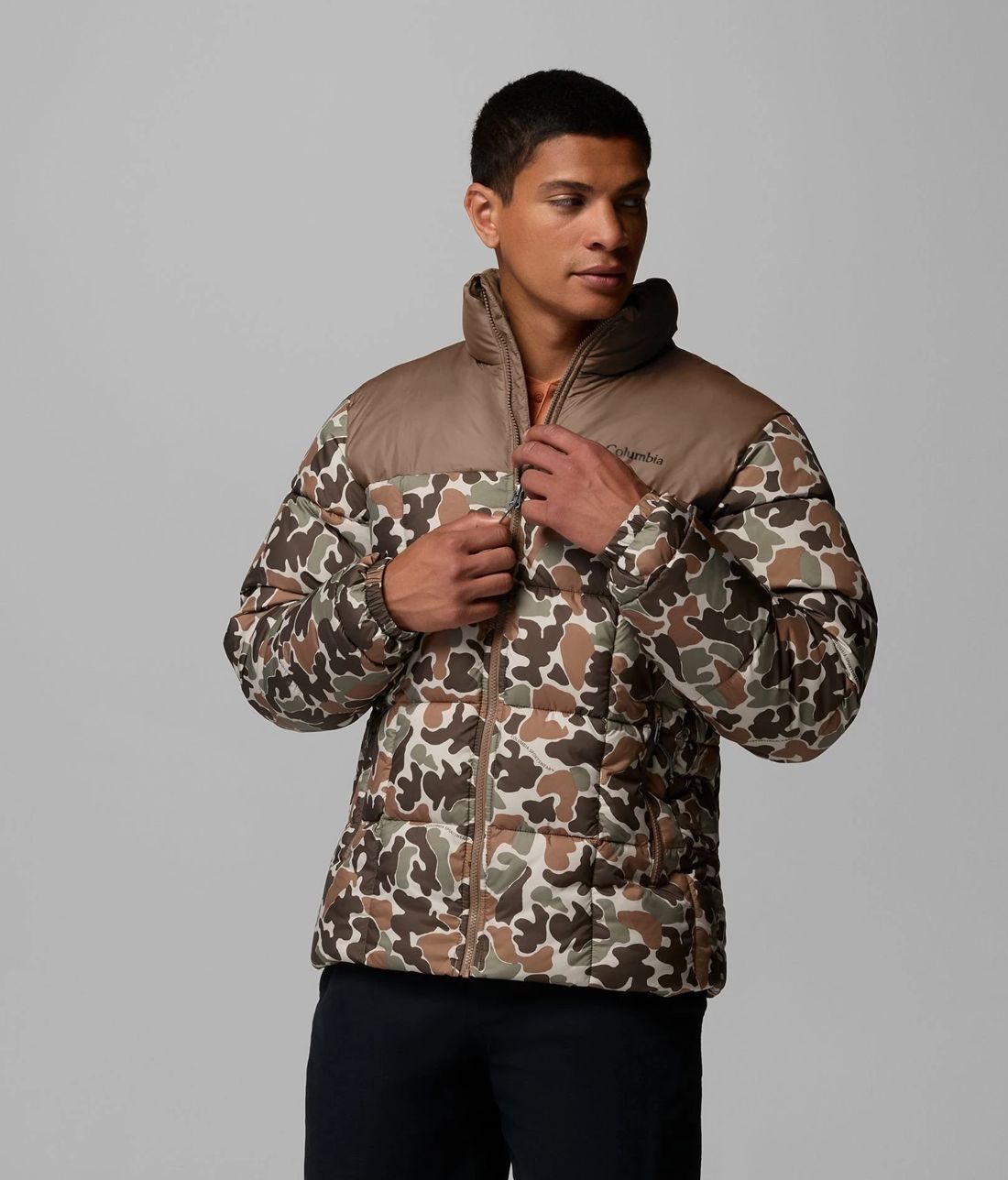 COLUMVIA MEN  New Men's Puffect IV Printed Jacket, Size: MEDIUM