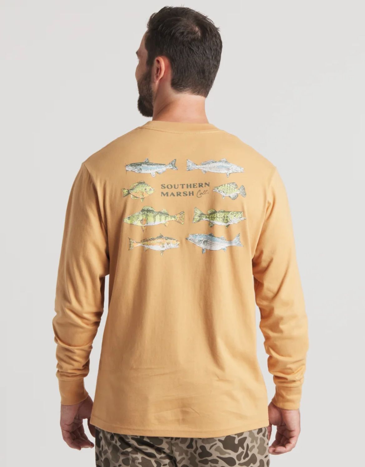 SOUTHERN MARSH MEN  Southern Swimmers Tee - Long Sleeve, Size: MEDIUM