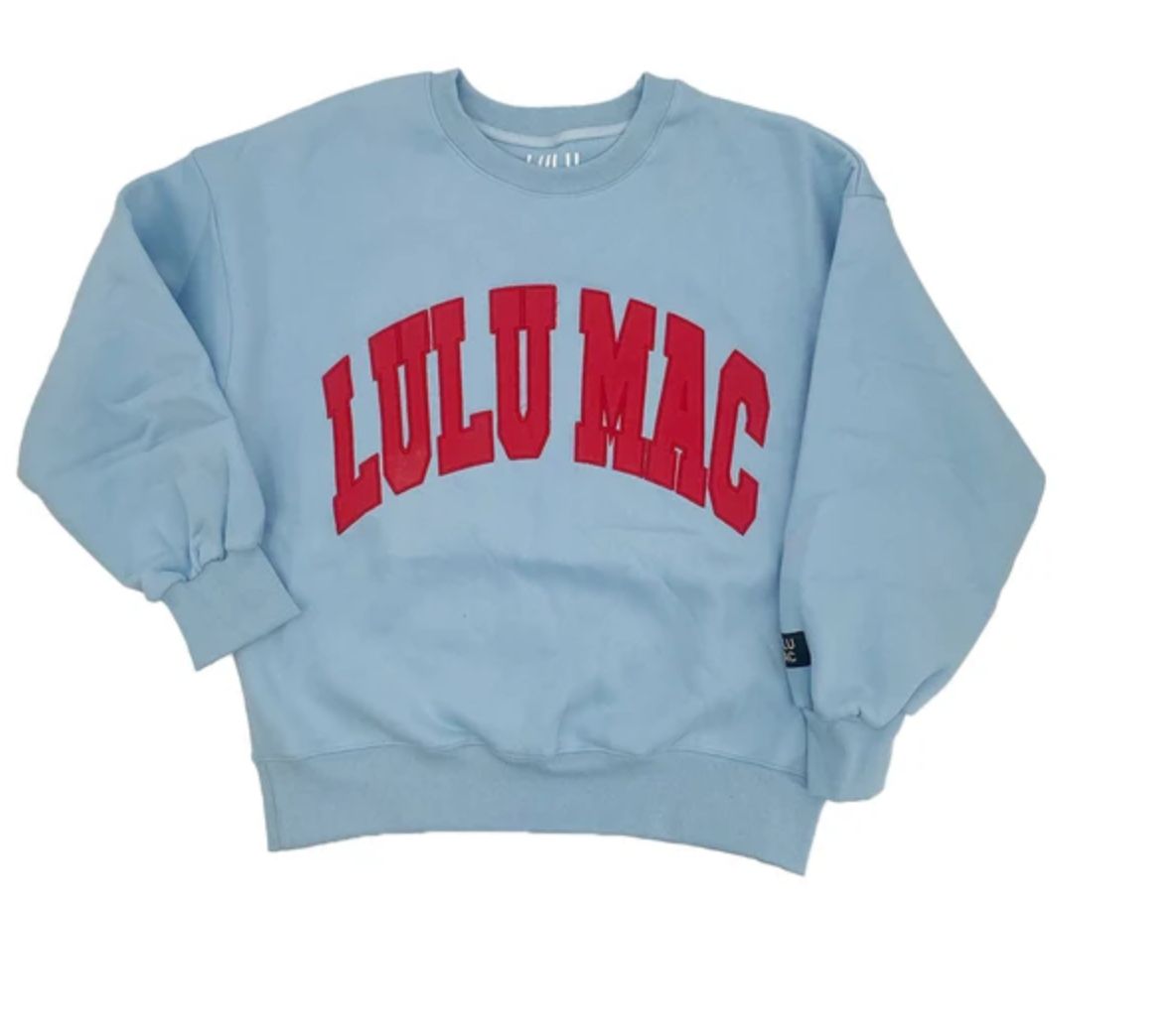 LULU MAC WOMEN LIGHT BLUE/RED - STITCH, Size: XS
