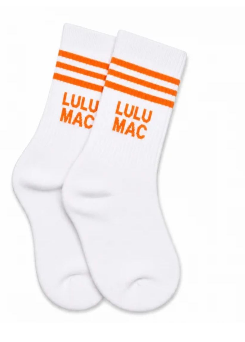 LULU  LULU MAC SOCKS SINGLE, Color: ORANGE