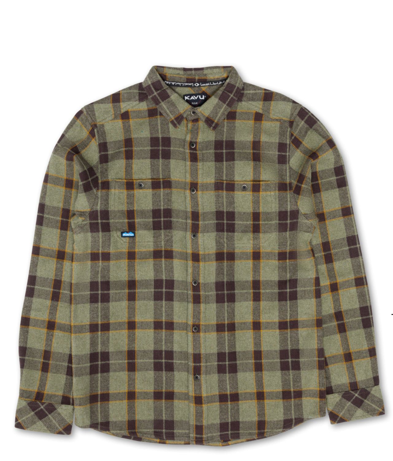 KAVU MEN BIG JOE GREEN RAVINE, Size: MEDIUM