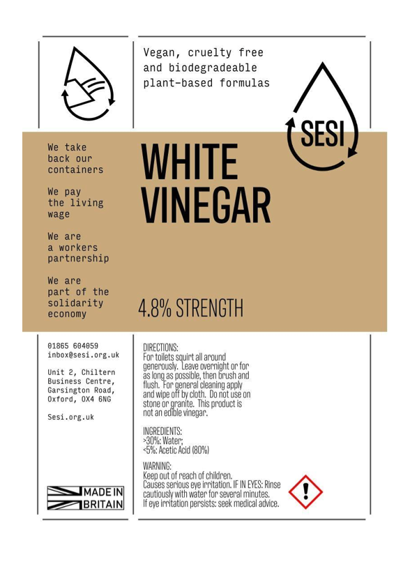 SESI white vinegar