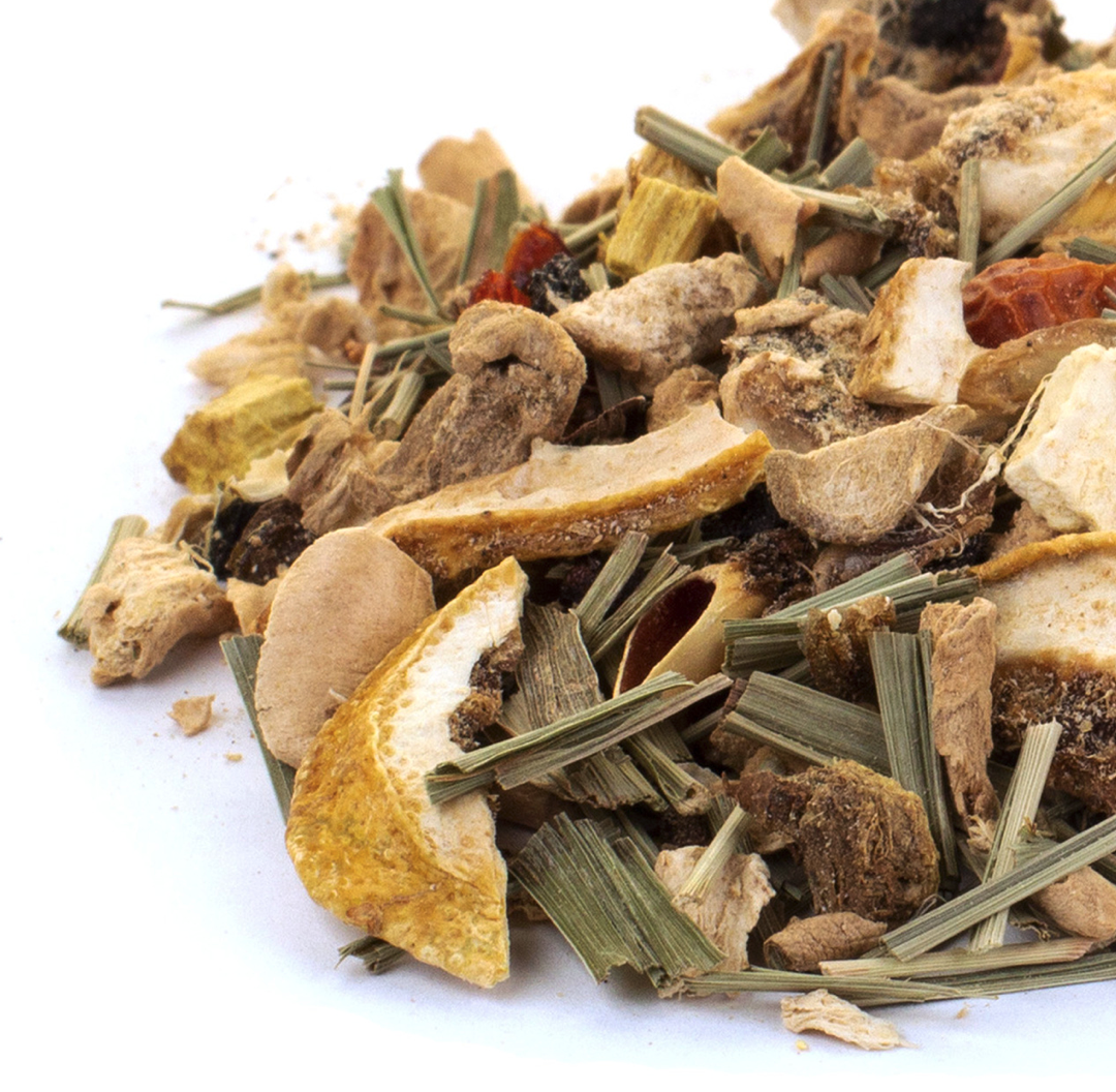 Ginger root &amp; lemon tea