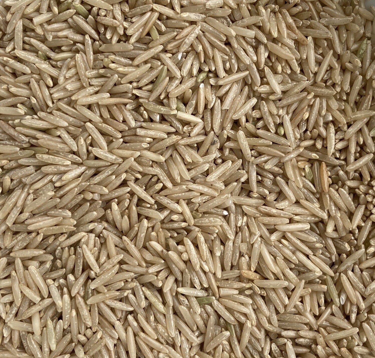 Organic brown basmati rice