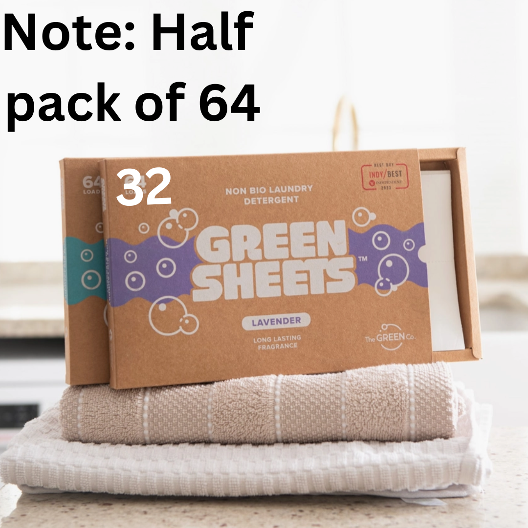 Eco Laundry Detergent Sheets - Lavender 32 Pack