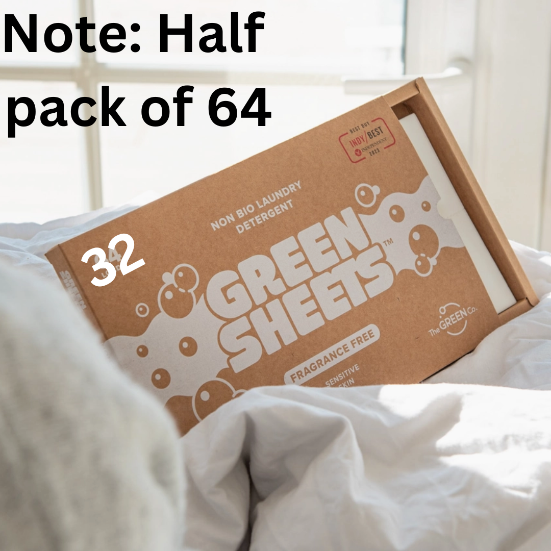 Eco Laundry Detergent Sheets - Fragrance Free 32 pack