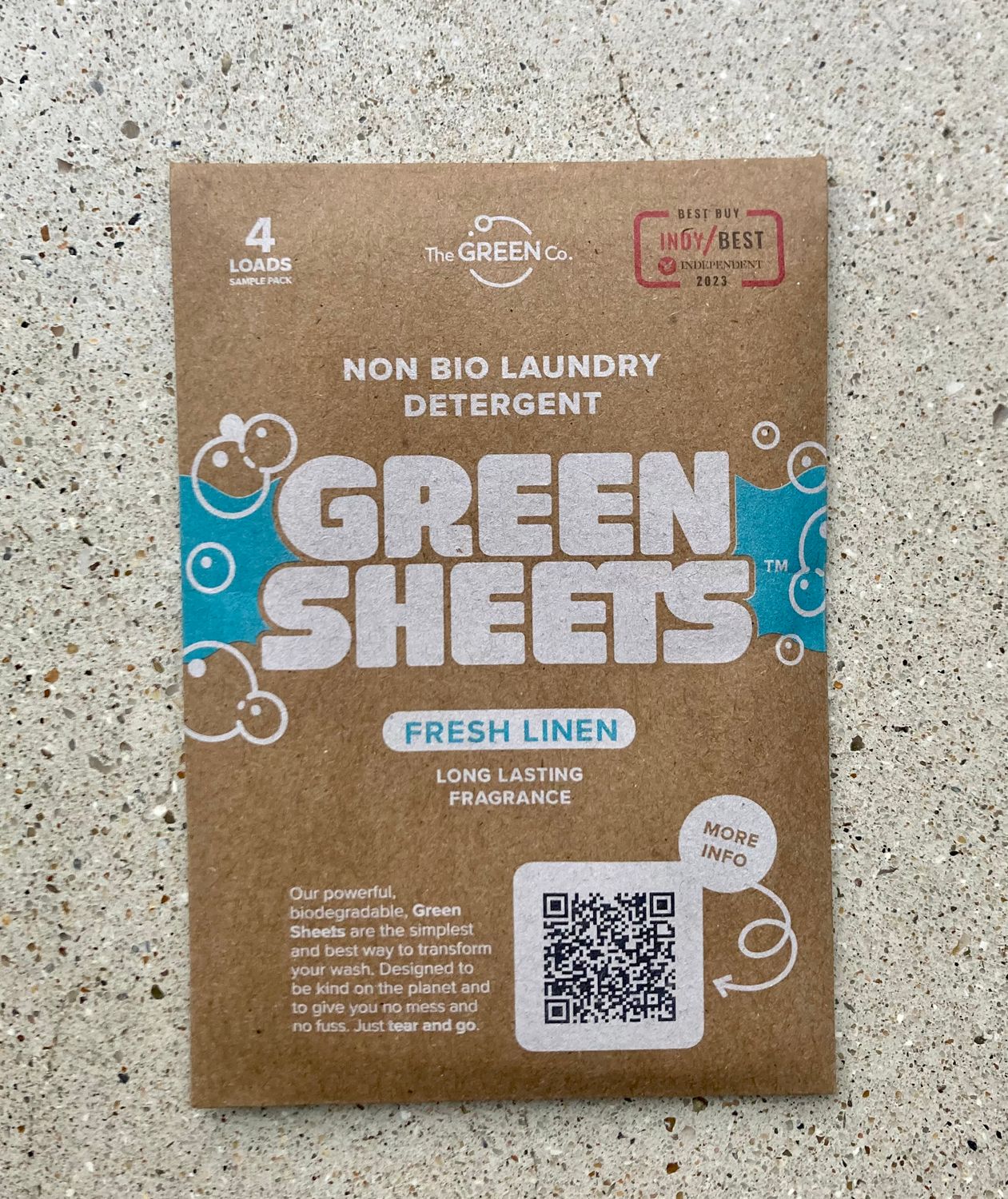 Eco Laundry Detergent Sheets - Fresh linen Sample Pack