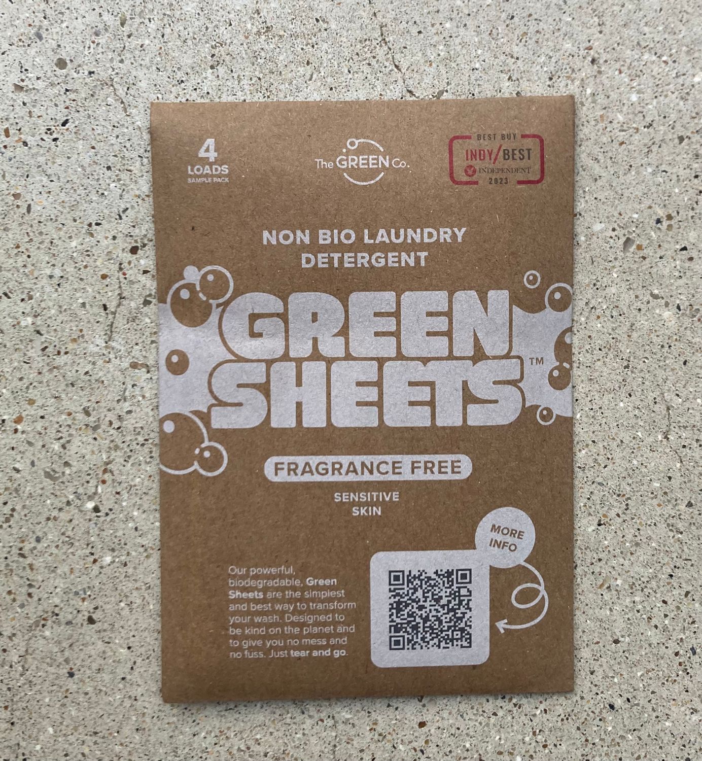 Eco Laundry Detergent Sheets - Fragrance Free Sample Pack