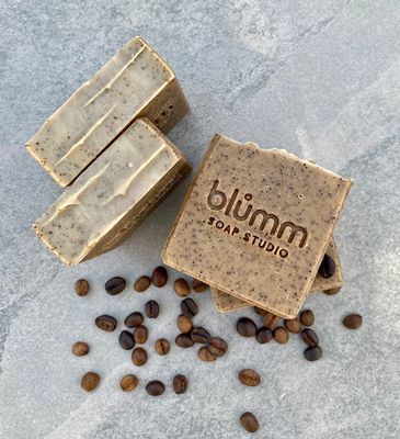 Coffee scrub soap