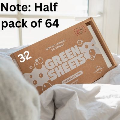 Eco Laundry Detergent Sheets - Fragrance Free 32 pack