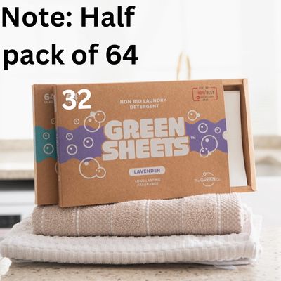 Eco Laundry Detergent Sheets - Lavender 32 Pack