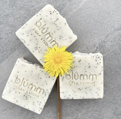 Peppermint &amp; poppy soap