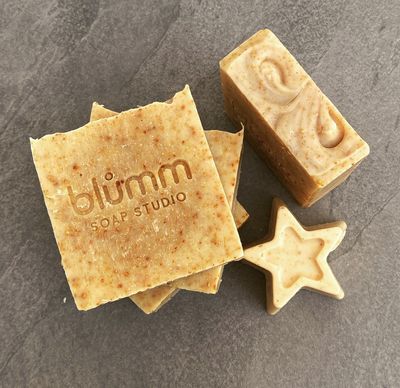 Orange zest soap