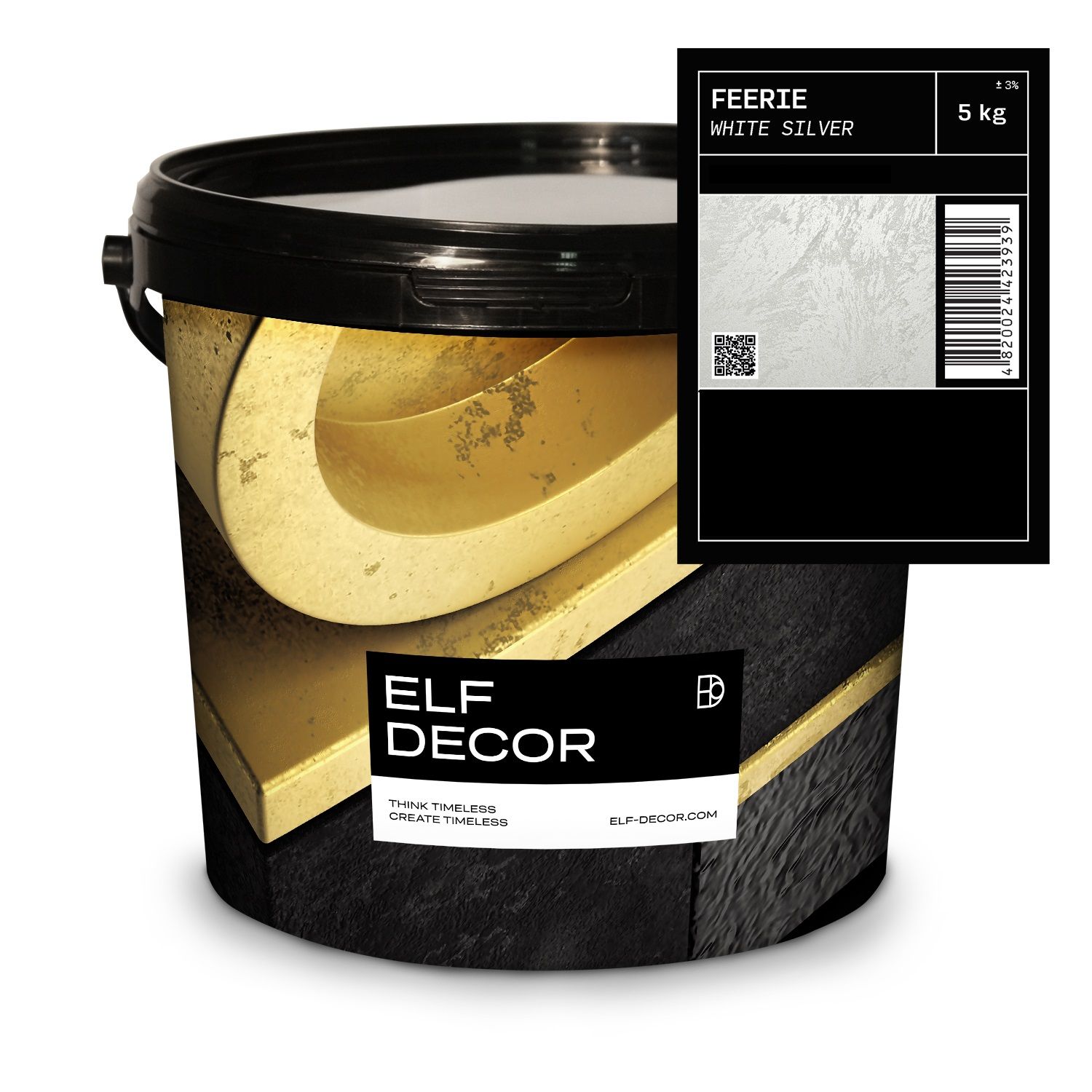 ElifDecor Fierie White Silver