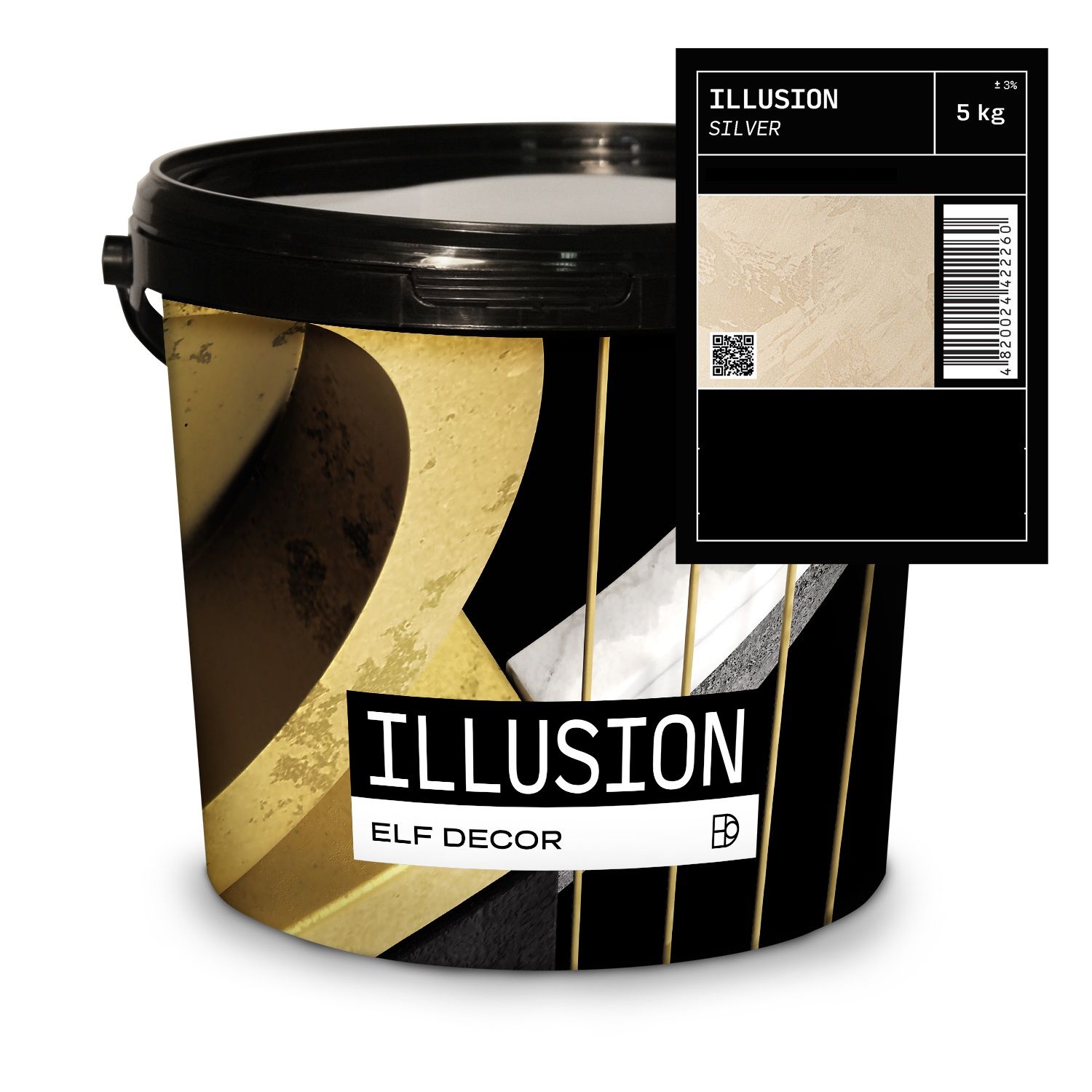 ElifDecor Illusion Silver 5kg