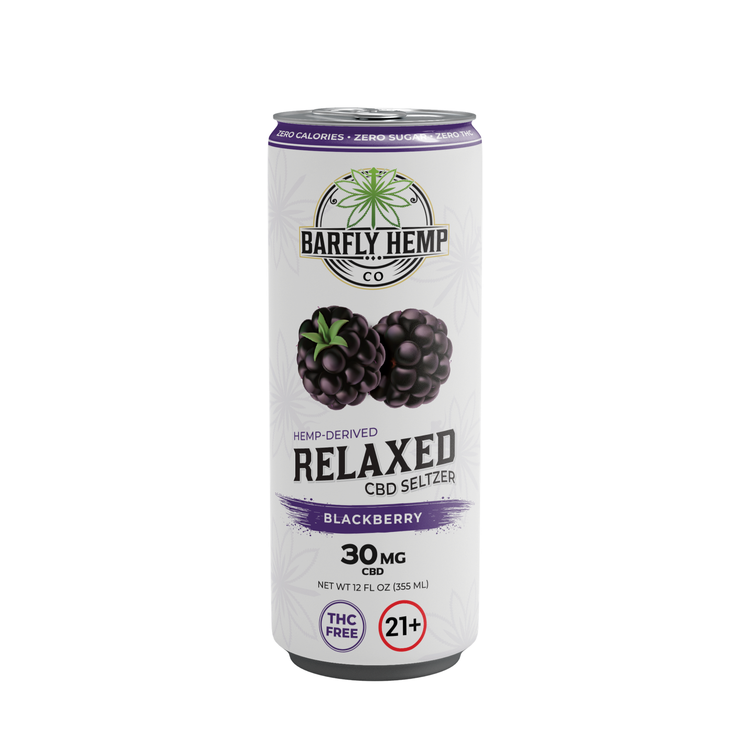 Barfly Hemp Relaxed Blackberry Seltzer