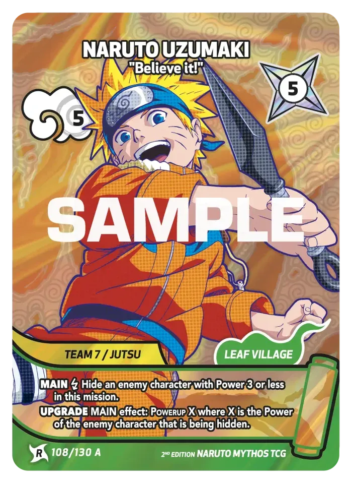 Naruto Uzumaki - "Believe it!" 108/130 A