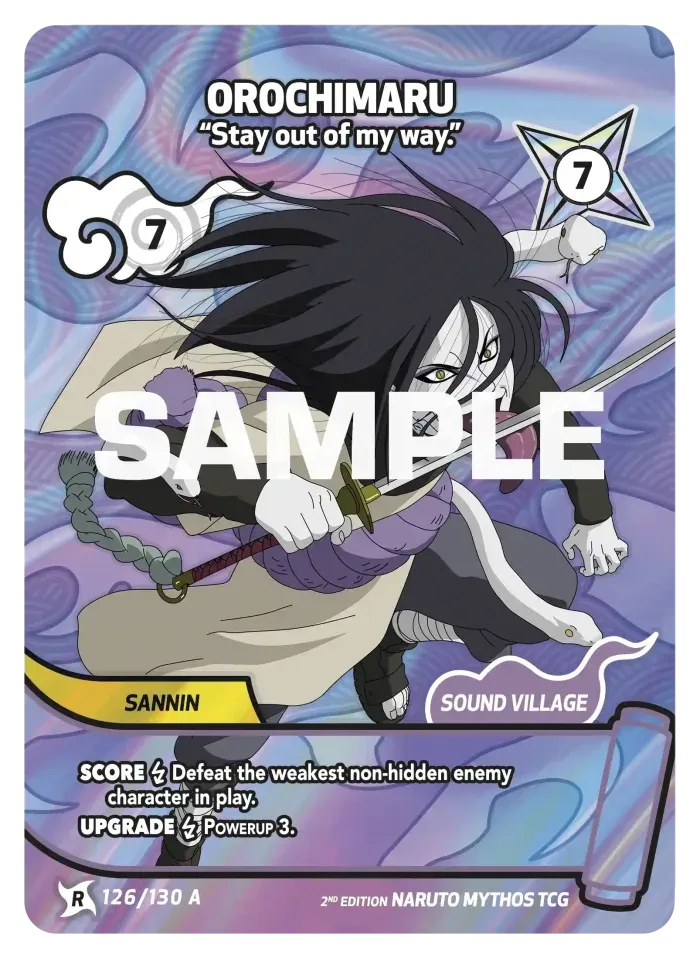 Orochimaru - "Stay out of my way." 126/130 A