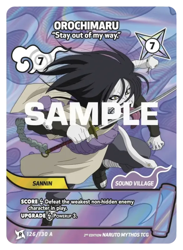 Orochimaru - "Stay out of my way." 126/130 A