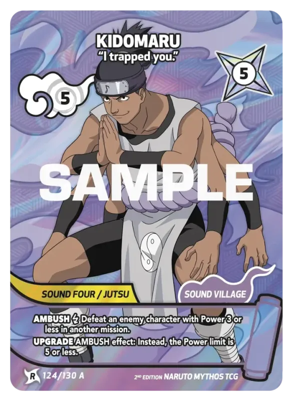 Kidomaru - “I trapped you.” 124/130 A