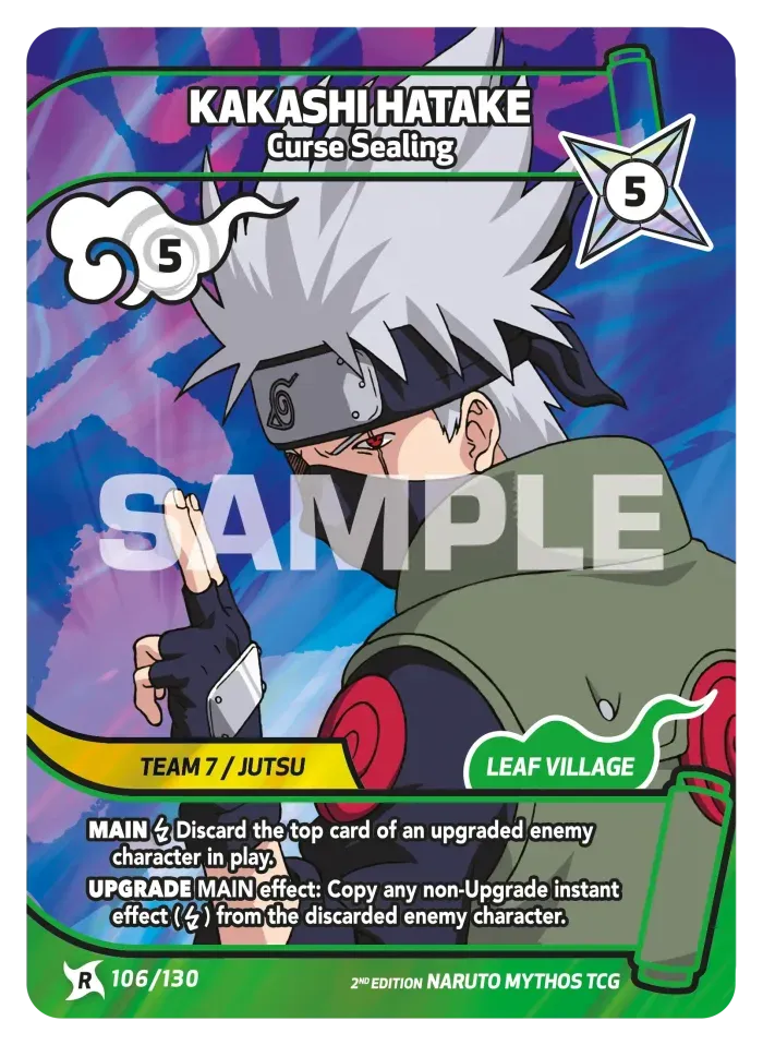 Kakashi Hatake - Curse Sealing 106/130 (Playset)
