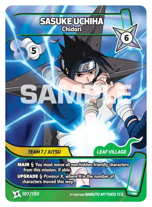 Sasuke Uchiha - Chidori 107 /130 (Playset)