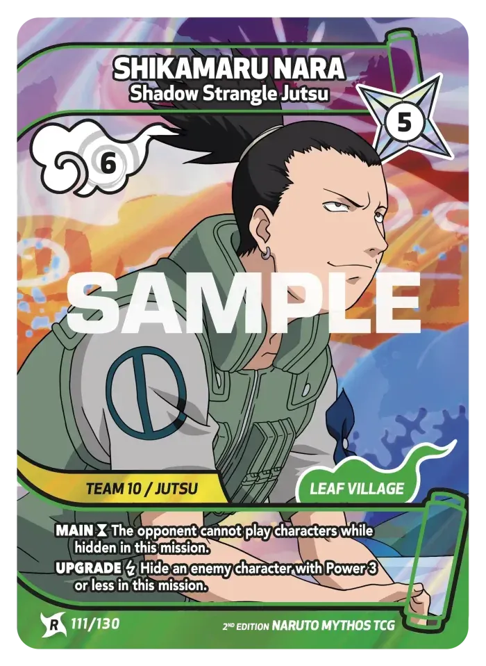 Shikamaru Nara - Shadow Strangle Jutsu 111/130 (Playset)
