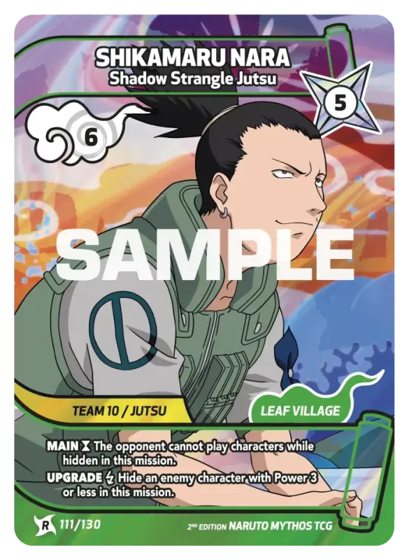 Shikamaru Nara - Shadow Strangle Jutsu 111/130 (Playset)