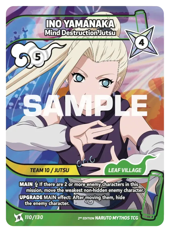 Ino Yamanaka - Mind Destruction Jutsu 110/130 (Playset)