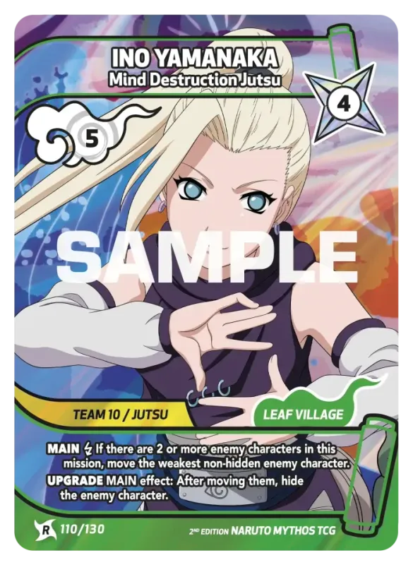 Ino Yamanaka - Mind Destruction Jutsu 110/130 (Playset)