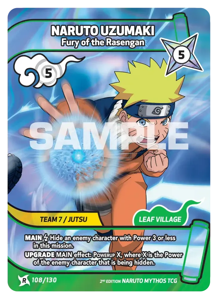 Naruto Uzumaki - Fury of the Rasengan 108/130 (Playset)