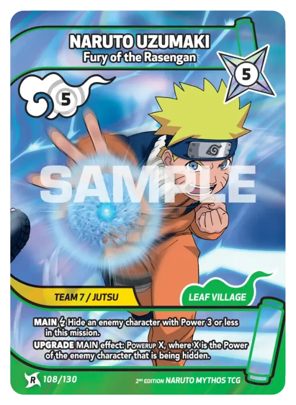 Naruto Uzumaki - Fury of the Rasengan 108/130 (Playset)