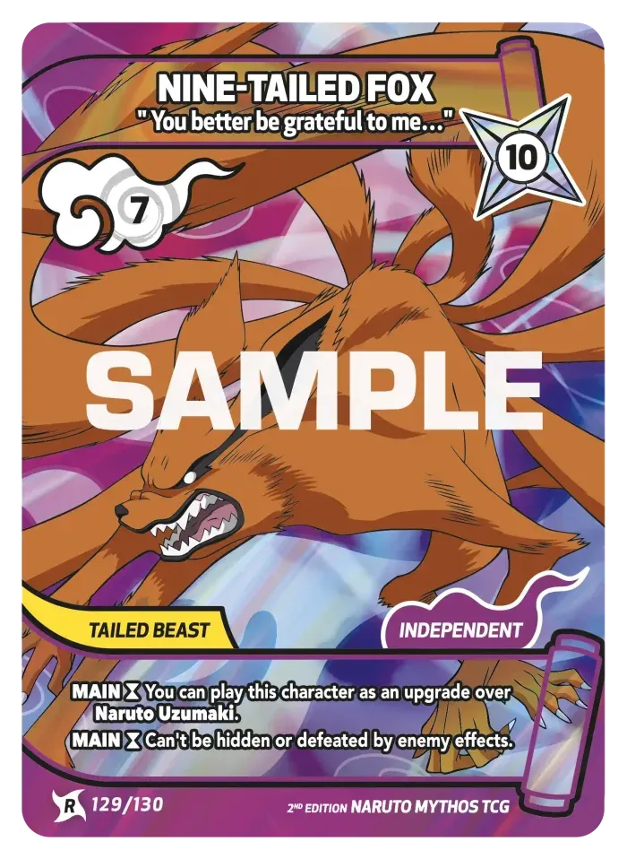 Nine-Tailed Fox - "You better be grateful to me…" 129/130 (Playset)