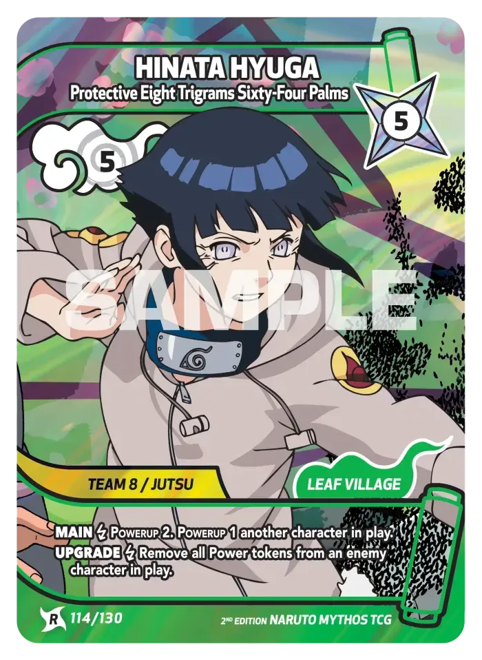 Hinata Hyuga - Protective Eight Trigrams Sixty-Four Palms 114/130 (Playset)