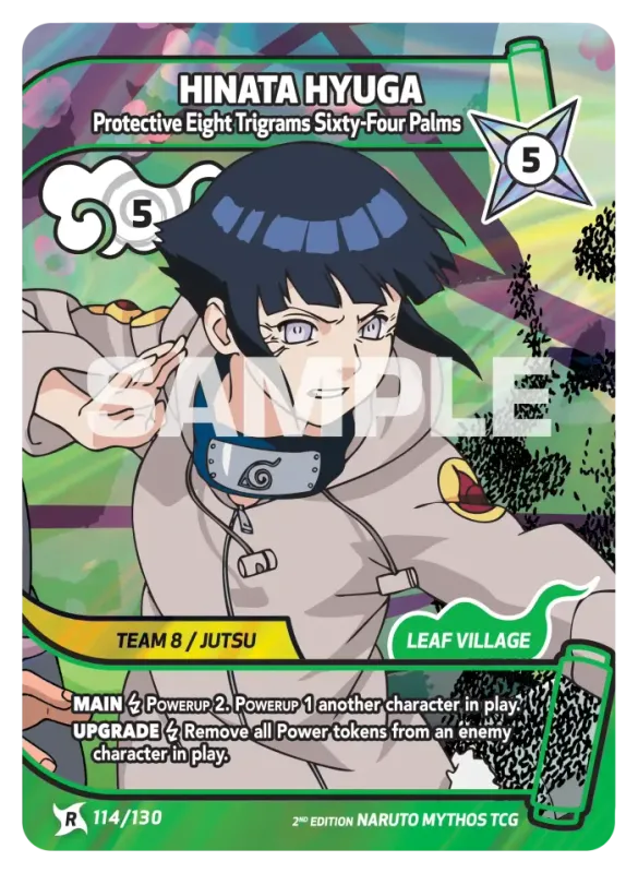 Hinata Hyuga - Protective Eight Trigrams Sixty-Four Palms 114/130 (Playset)
