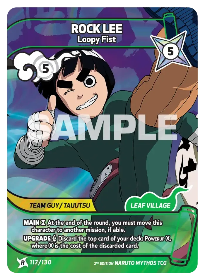 Rock Lee - Loopy Fist 117/130 (Playset)