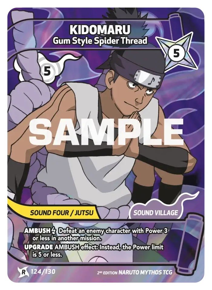 Kidomaru - Gum Style Spider Thread 124/130 (Playset)