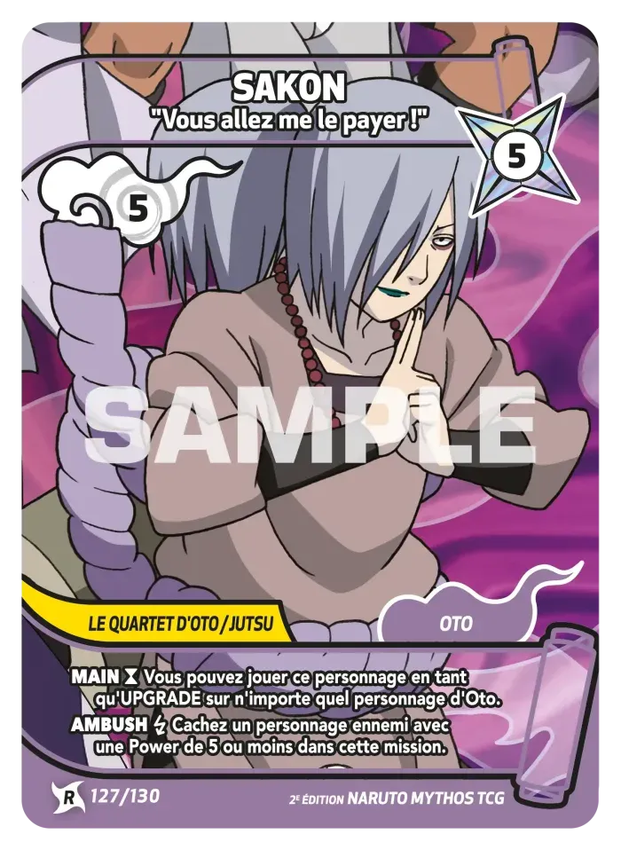 Sakon - Fists Barrage 127/130 (Playset)