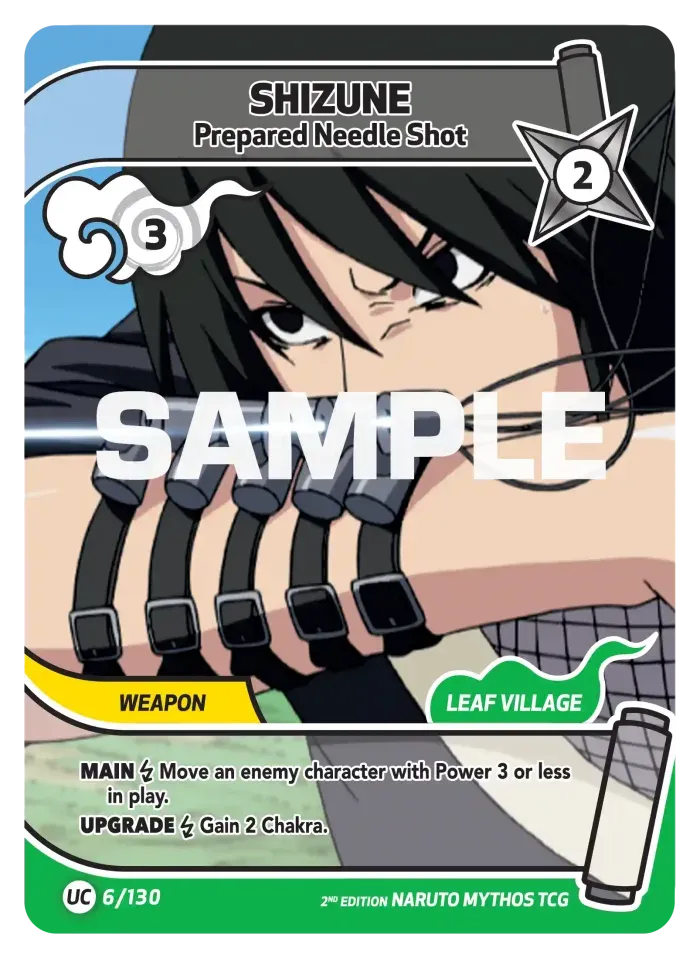 Shizune - Prepared Needle Shot 6/130 (Playset)
