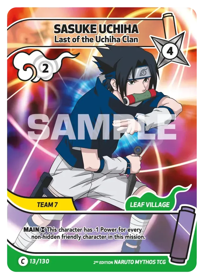 Sasuke Uchiha - Last of the Uchiha Clan 13/130 (Playset)
