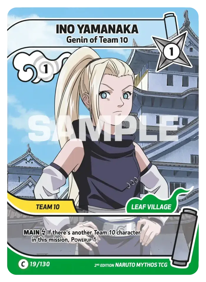 Ino Yamanaka - Genin of Team 10 19/130 (Playset)