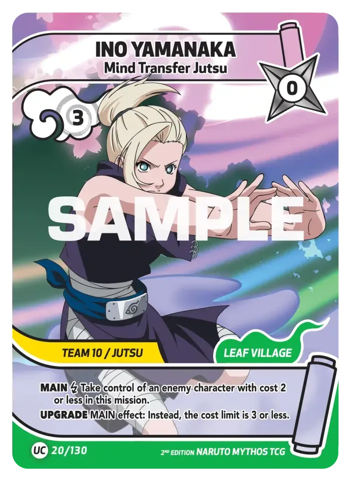 Ino Yamanaka - Mind Transfer Jutsu 20/130 (Playset)