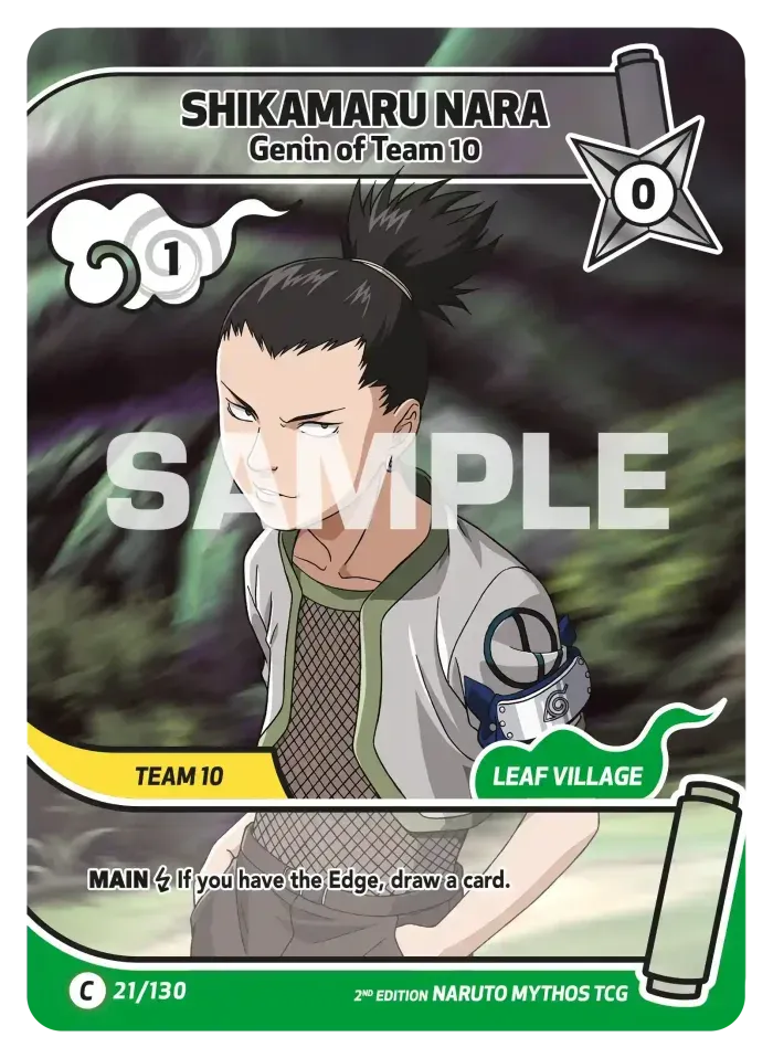 Shikamaru Nara - Genin of Team 10 21/130 (Playset)