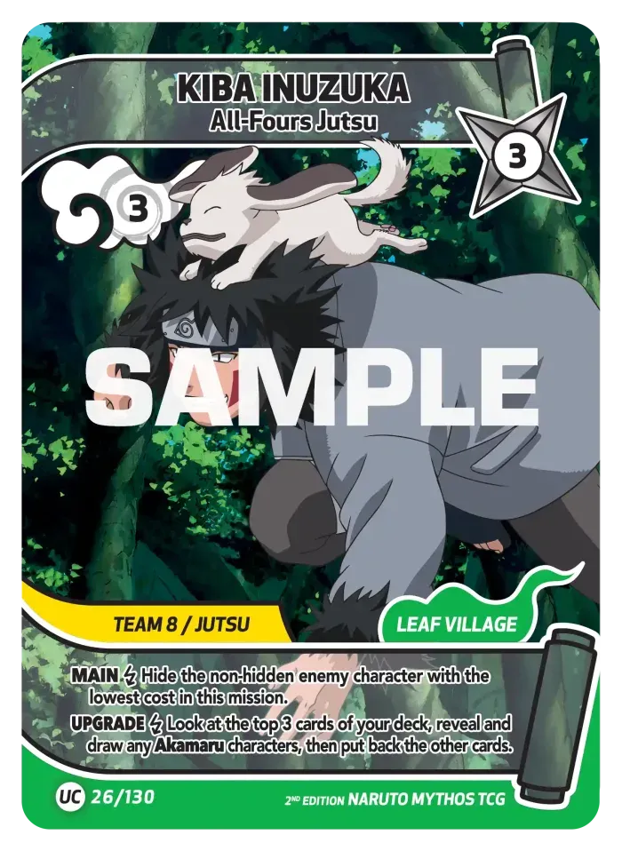 Kiba Inuzuka - All-Fours Jutsu 26/130 (Playset)