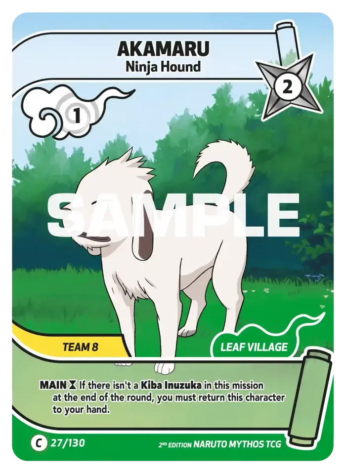Akamaru - Ninja Hound 27/130 (Playset)