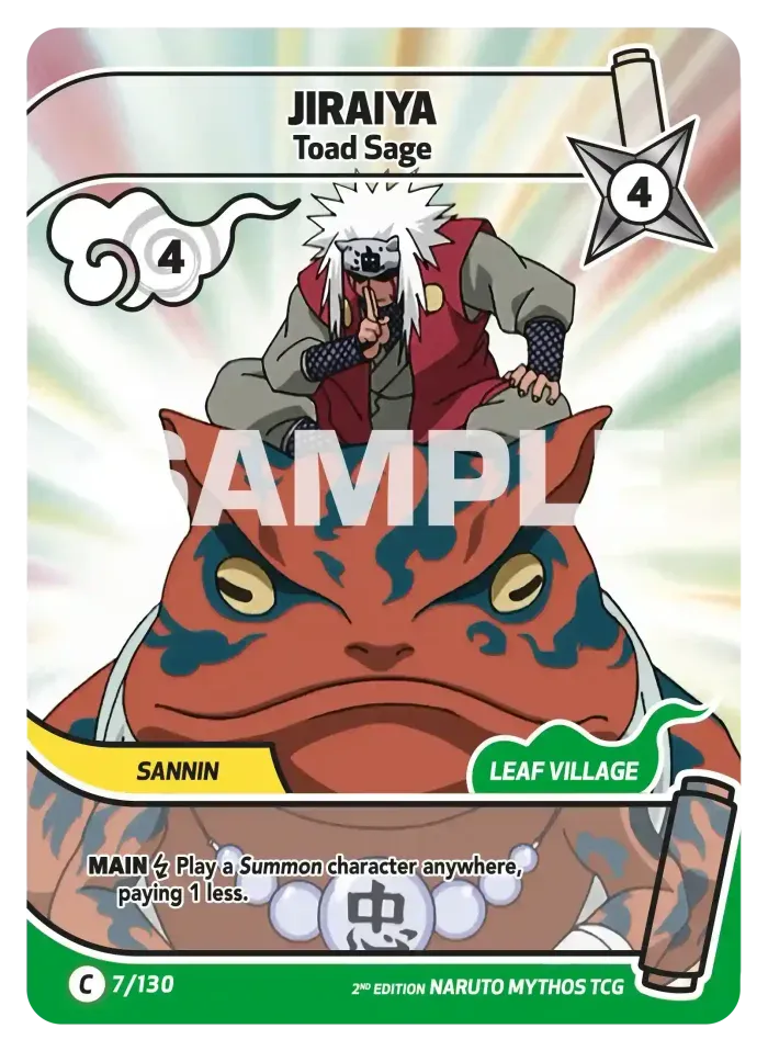Jiraiya - Toad sage 7/130 (Playset)