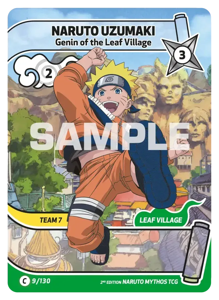 Naruto Uzumaki - Genin of the Leaf Village 9/130 (Playset)
