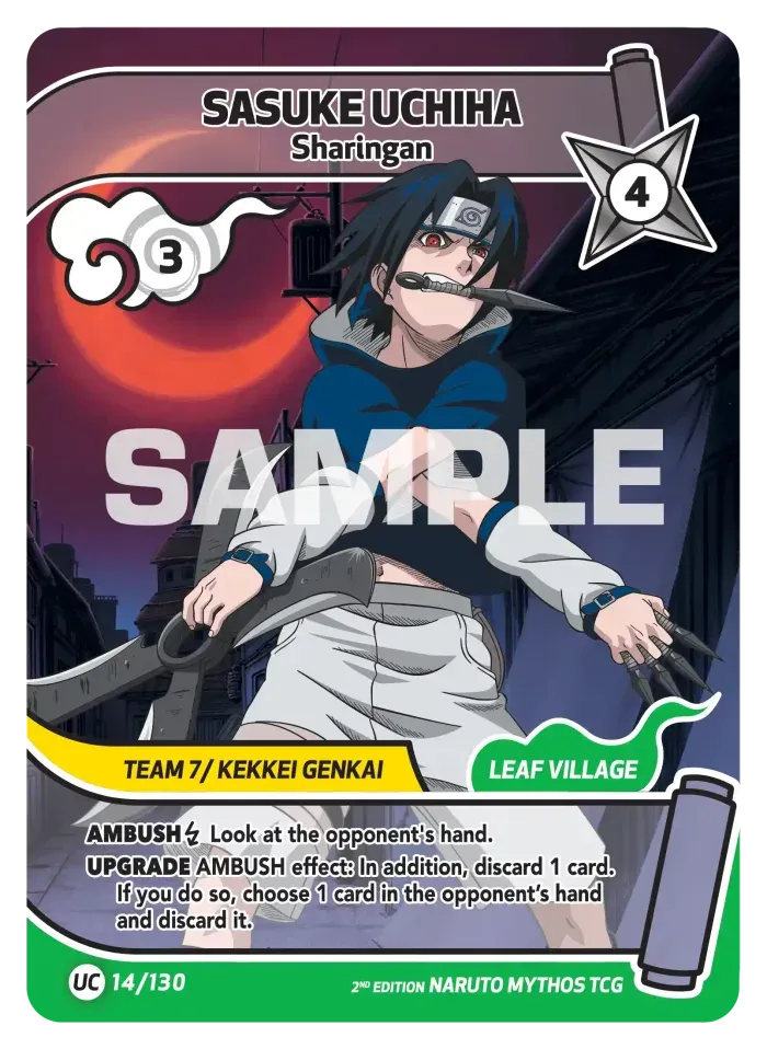 Sasuke Uchiha - Sharingan 14/130 (Playset)