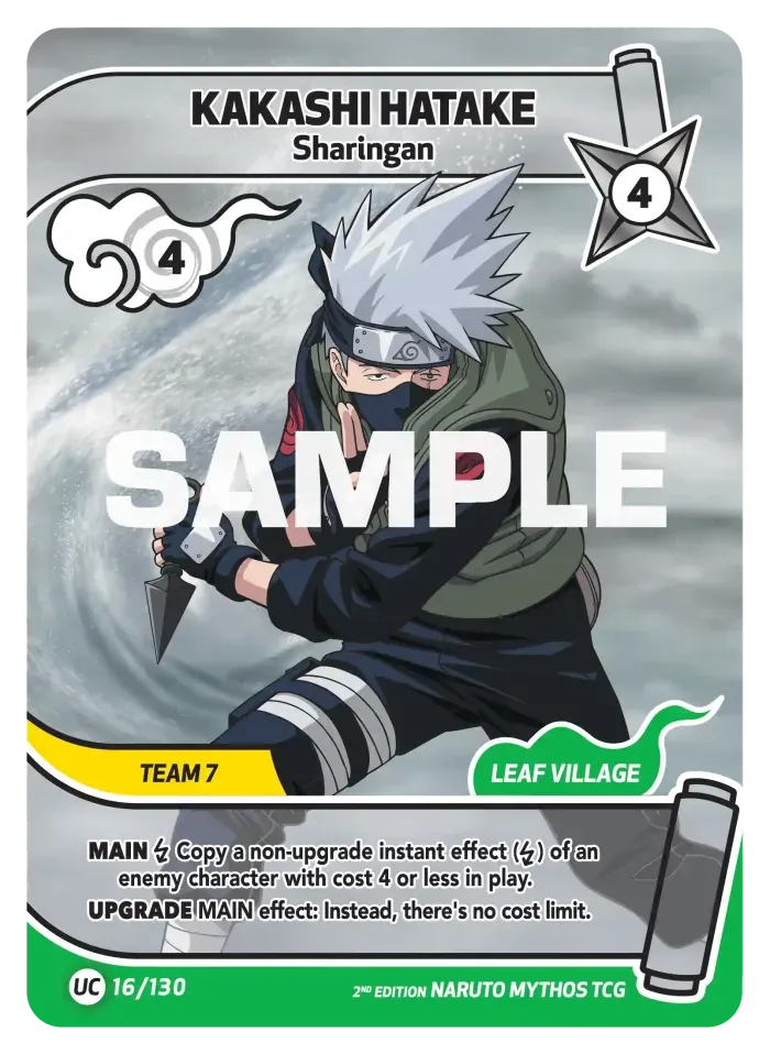 Kakashi Hatake - Sharingan 16/130 (Playset)