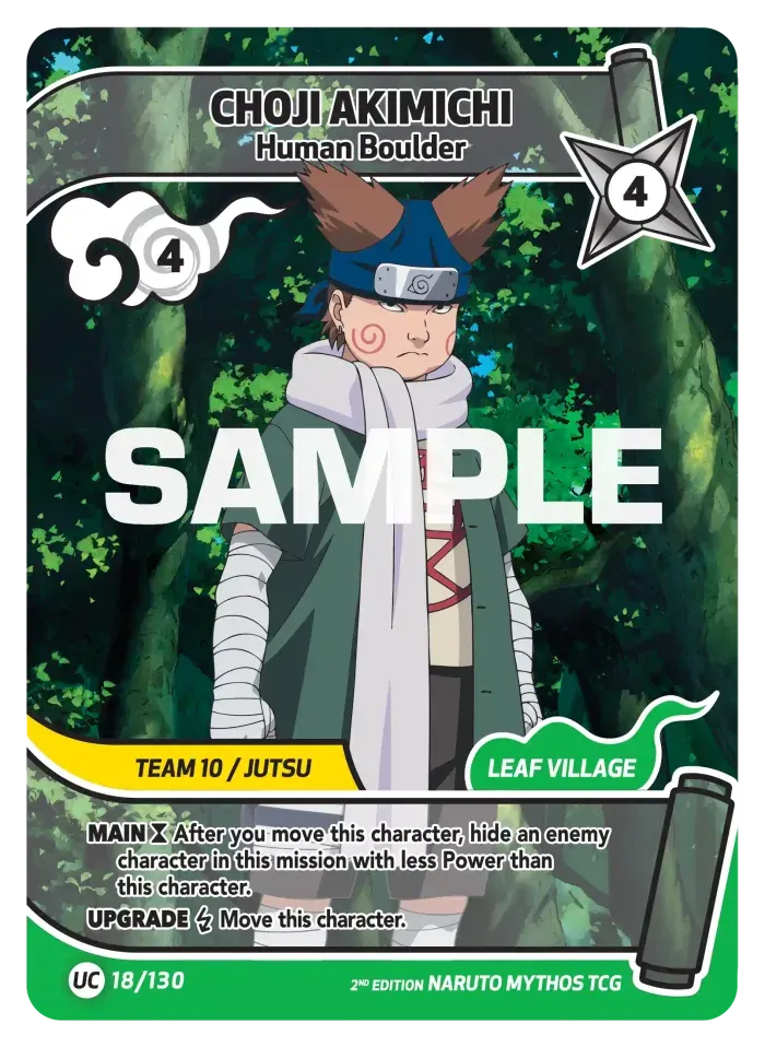 Choji Akimichi - Human Boulder 18/130 (Playset)